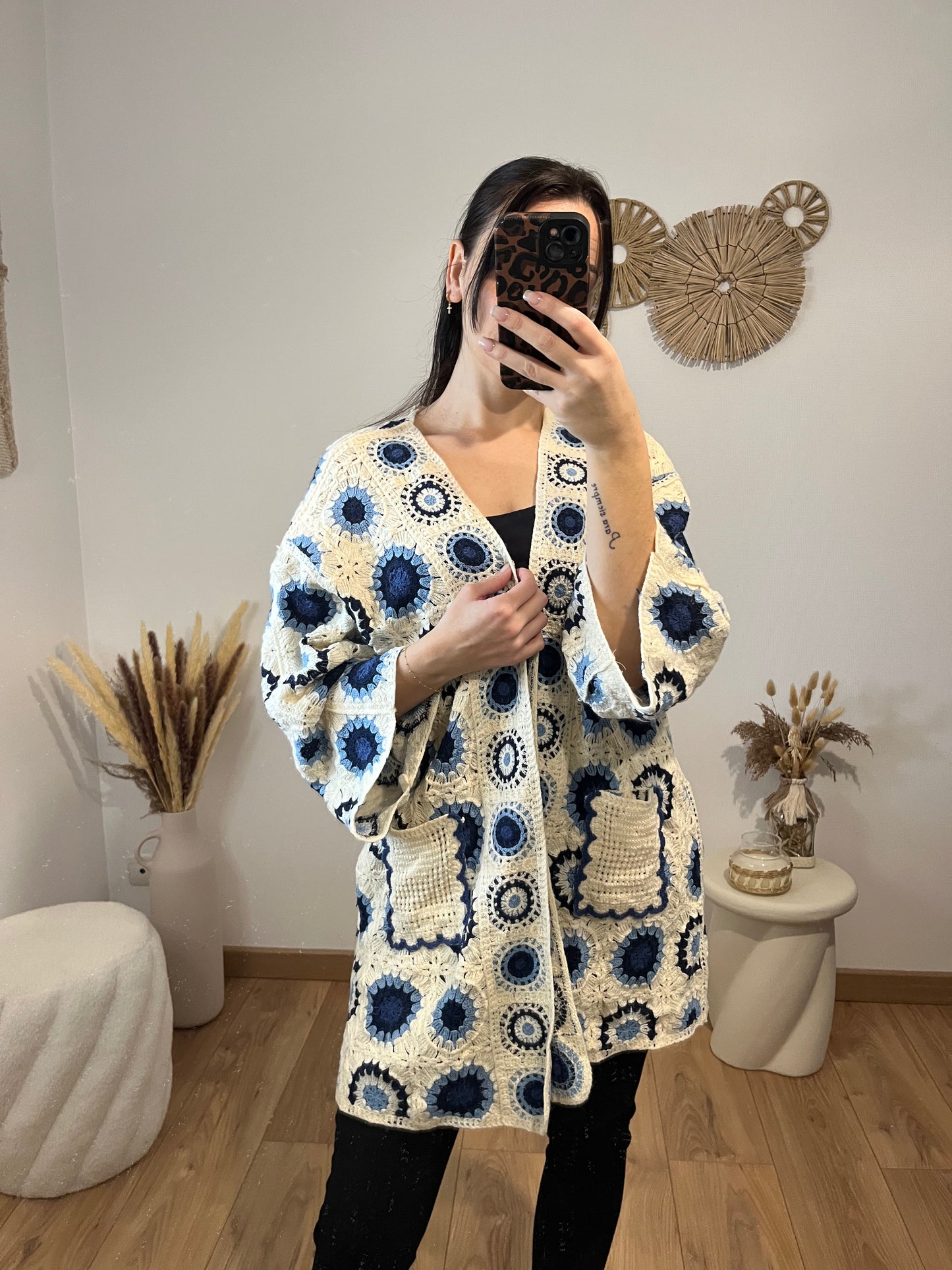 Cardigan bleu