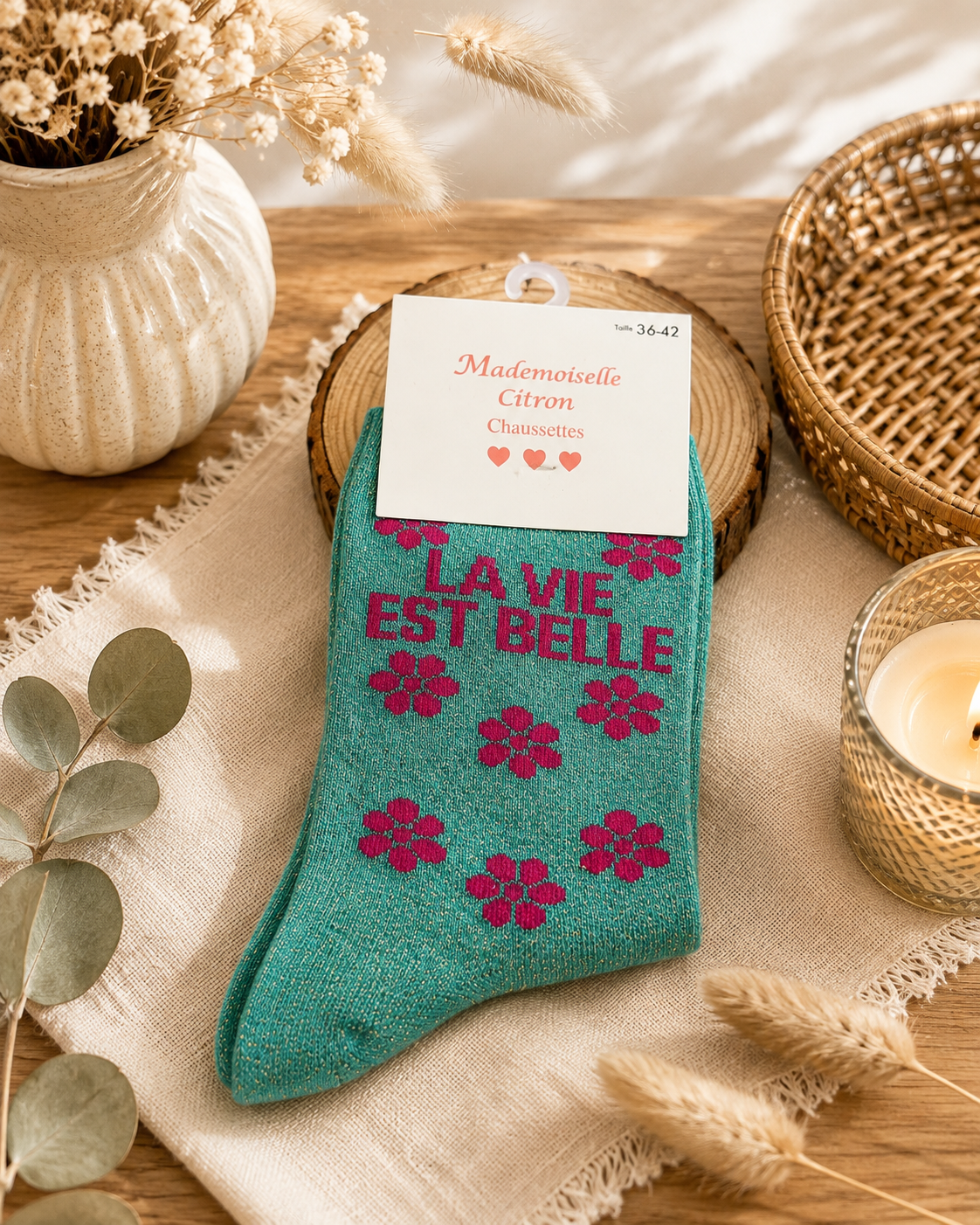 Paire chaussettes