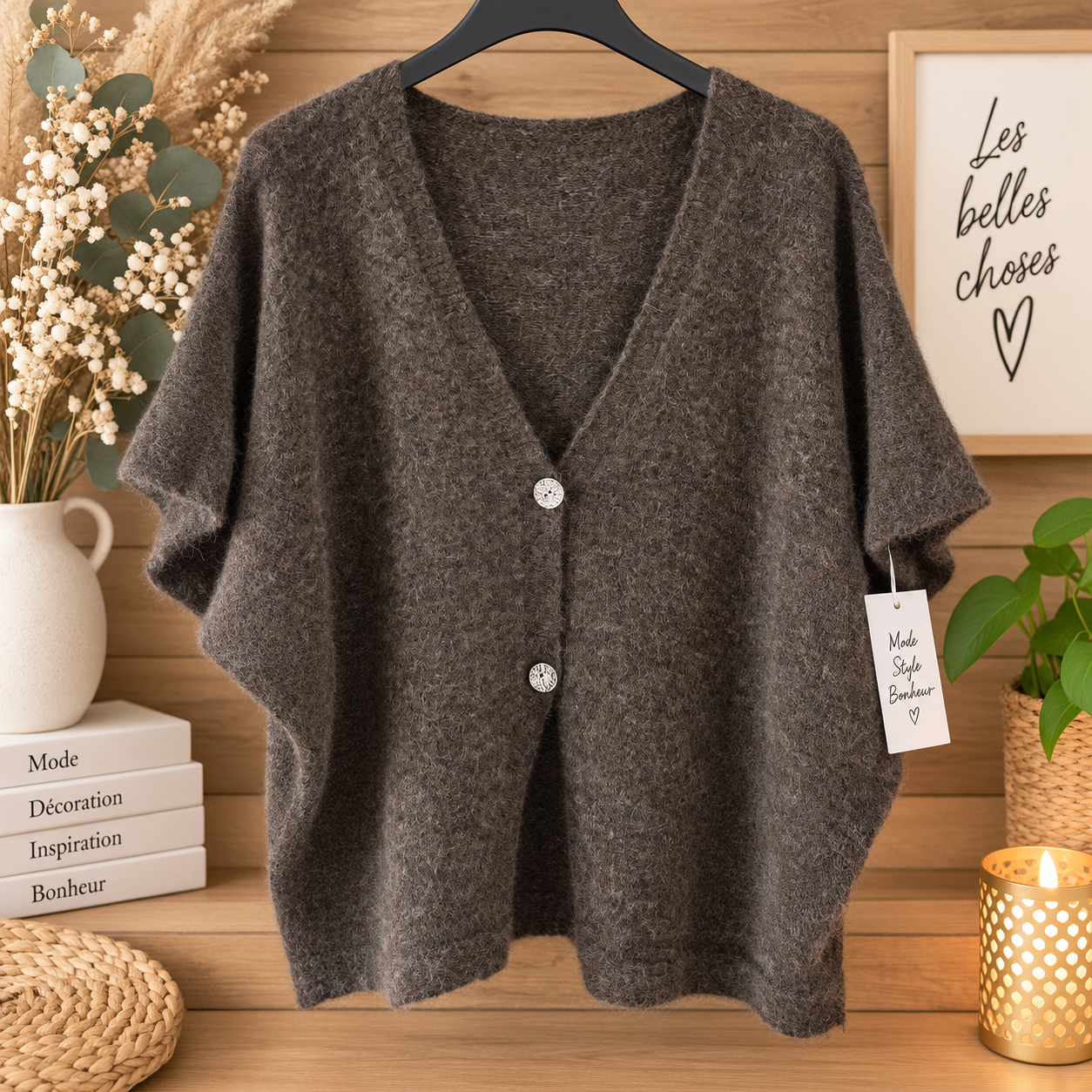 Gilet marron