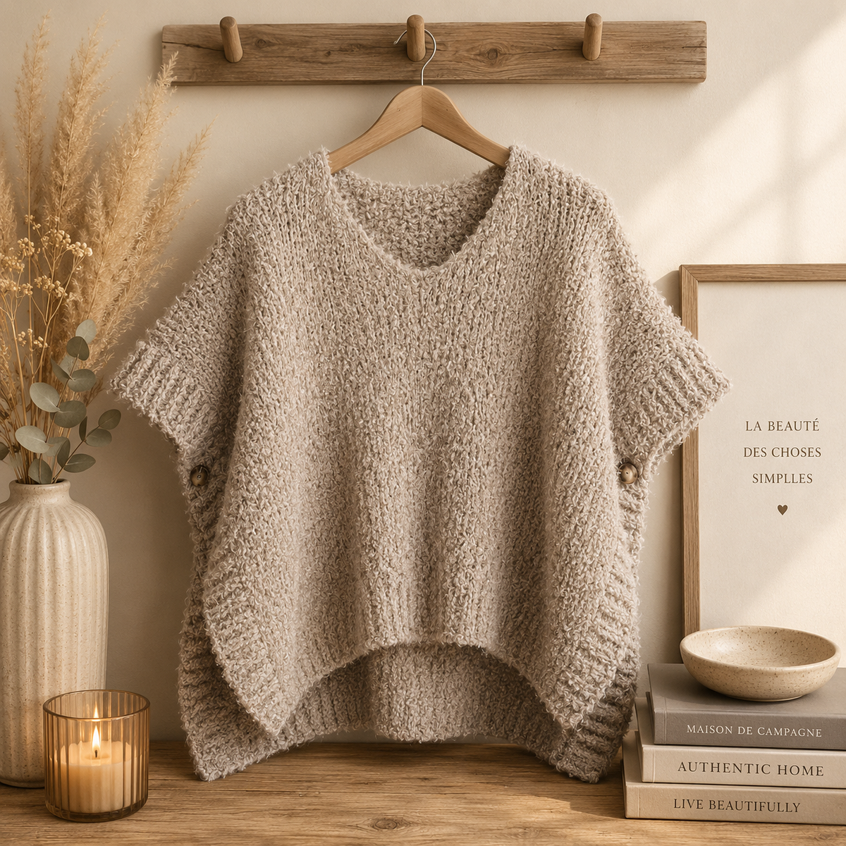Pull sans manche