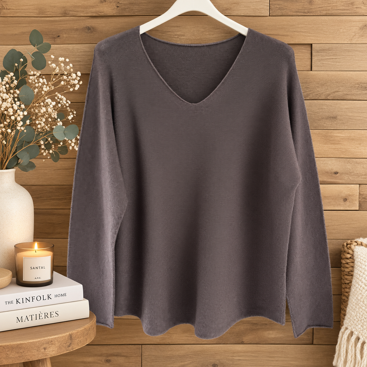 Pull taupe