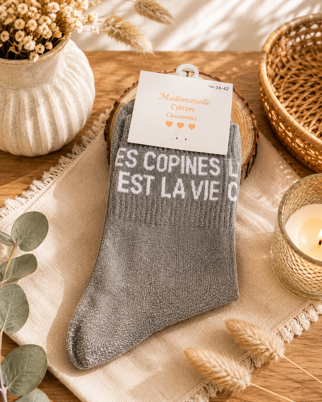 Paire chaussettes