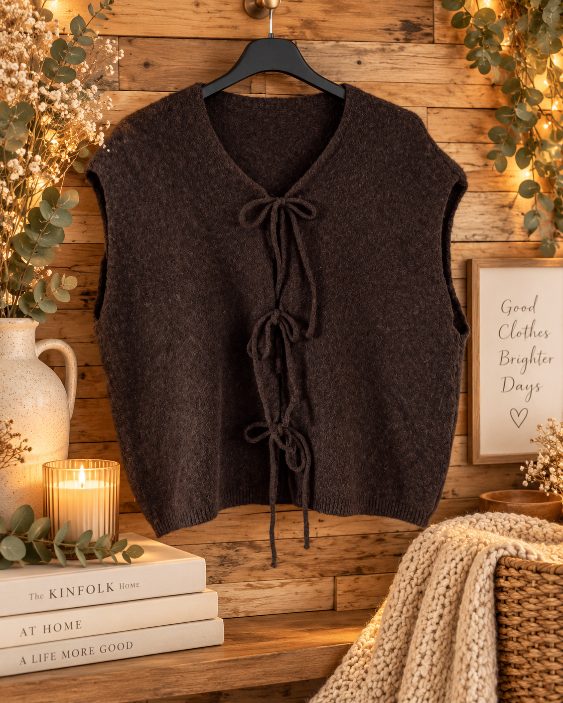Gilet sans manches choco