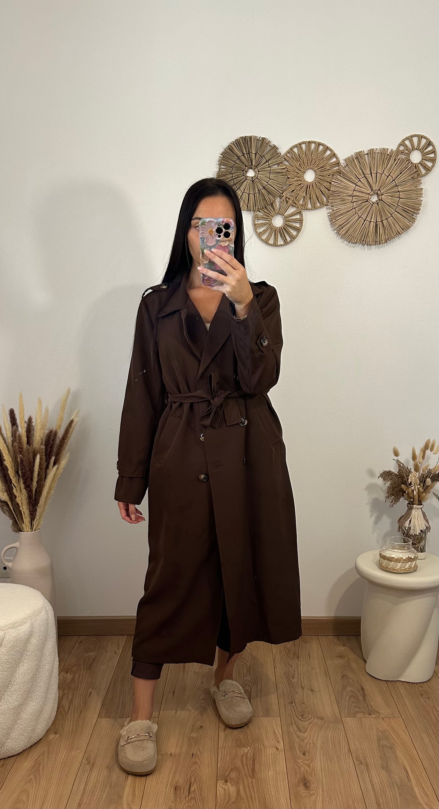 Trench chocolat