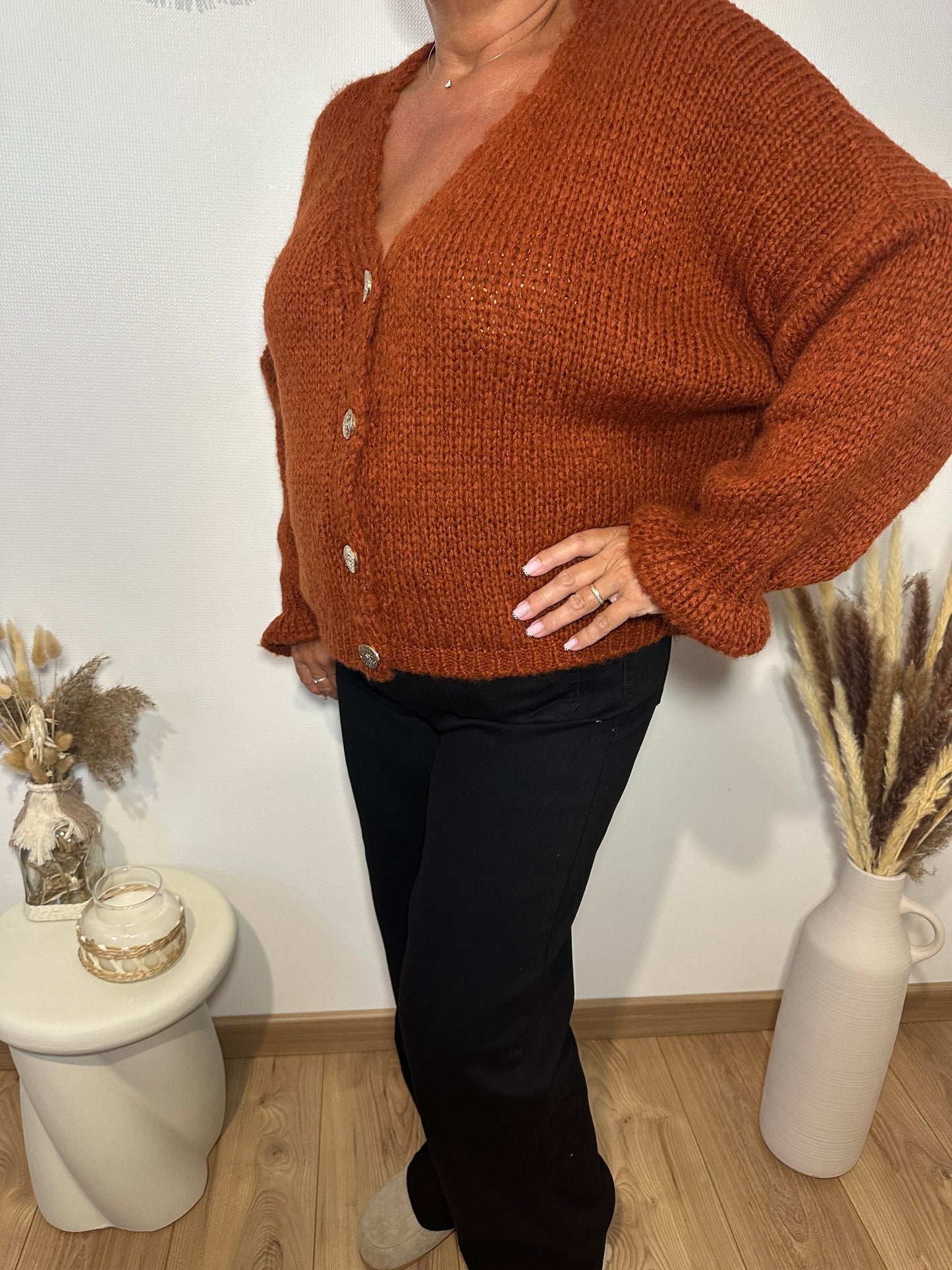 Gilet terracotta