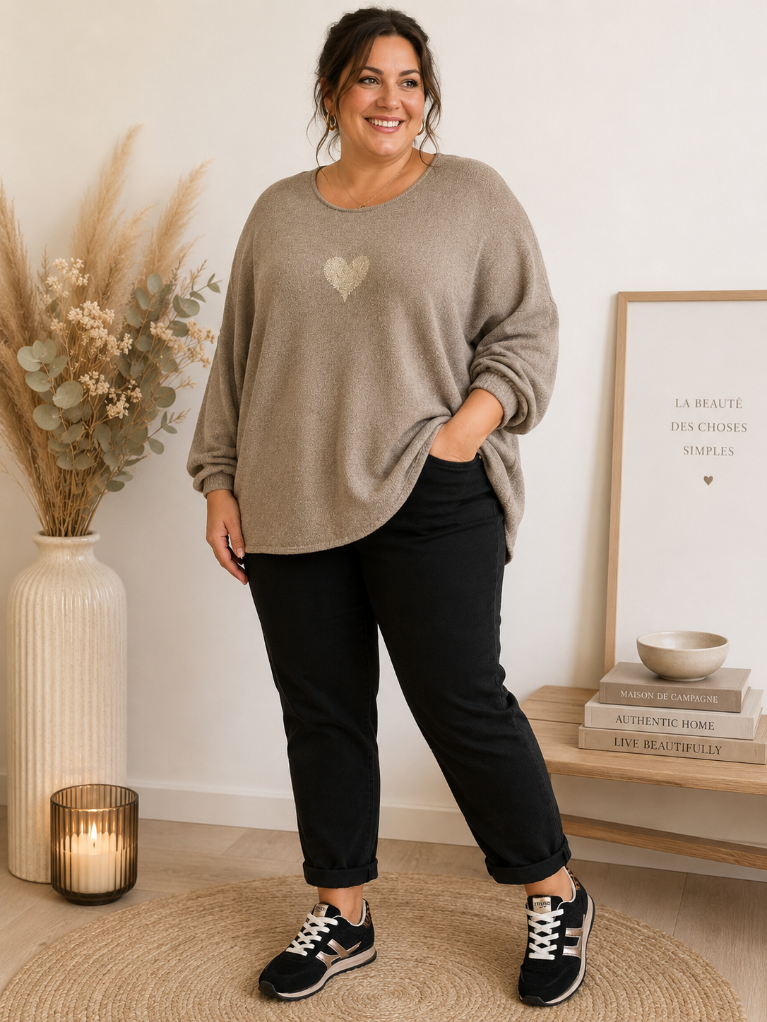 Pull beige