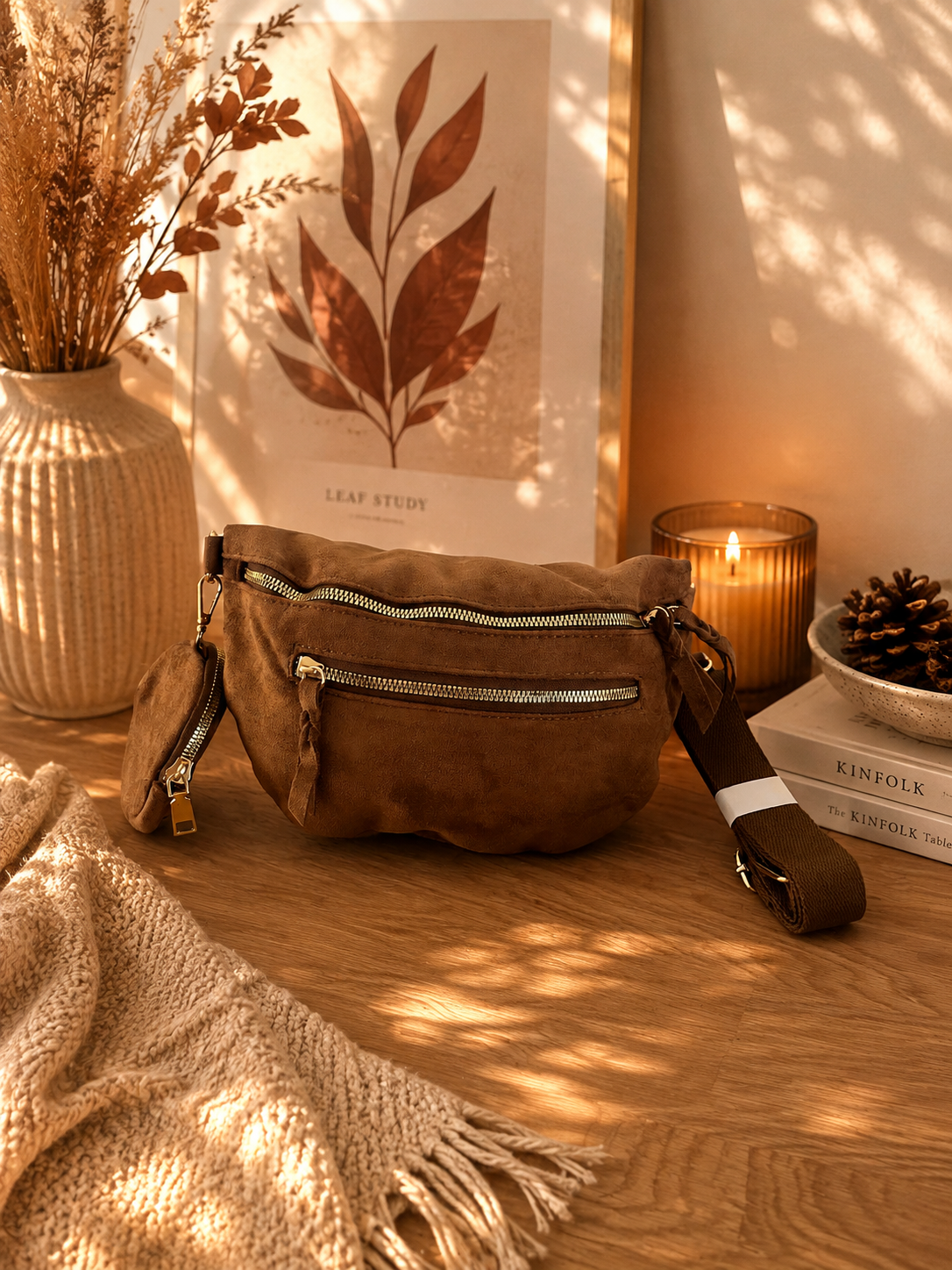 Sac banane Camel