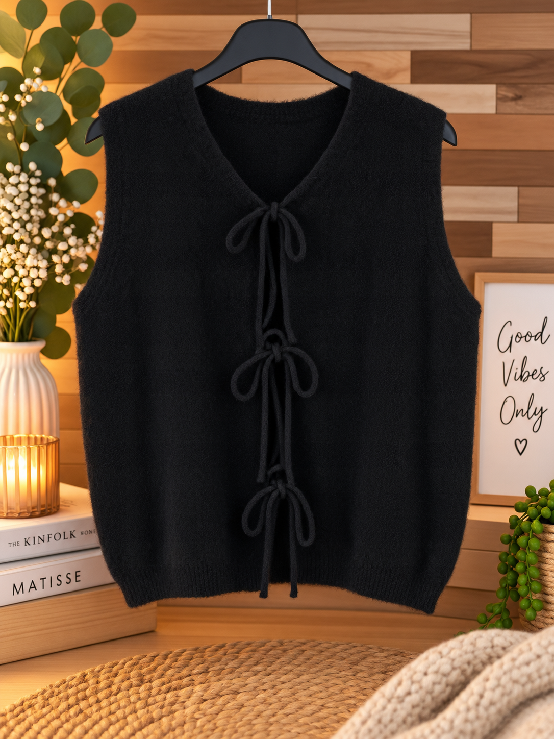 Gilet sans manches noir