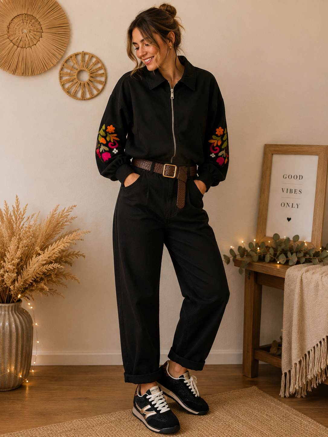 Veste Bombers noir