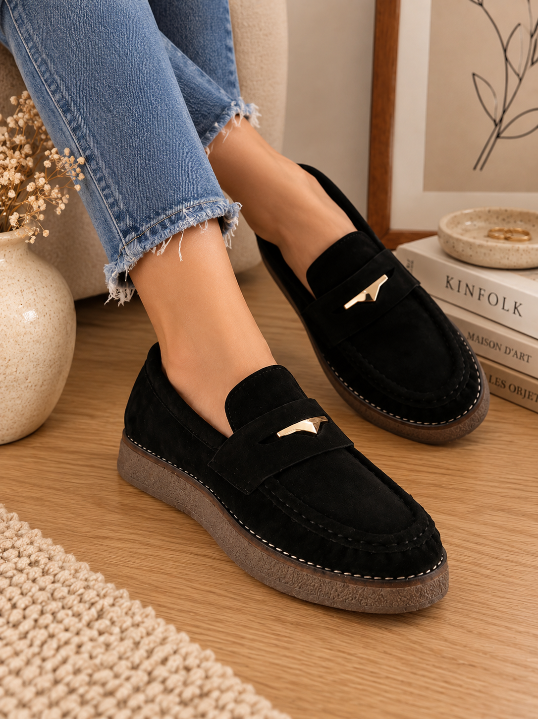 Mocassins noirs