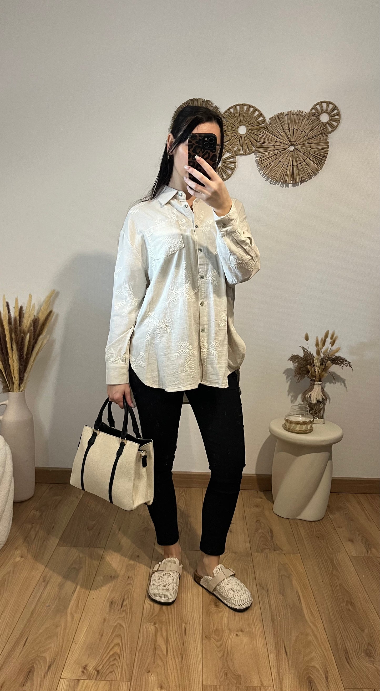 Chemise palmiers