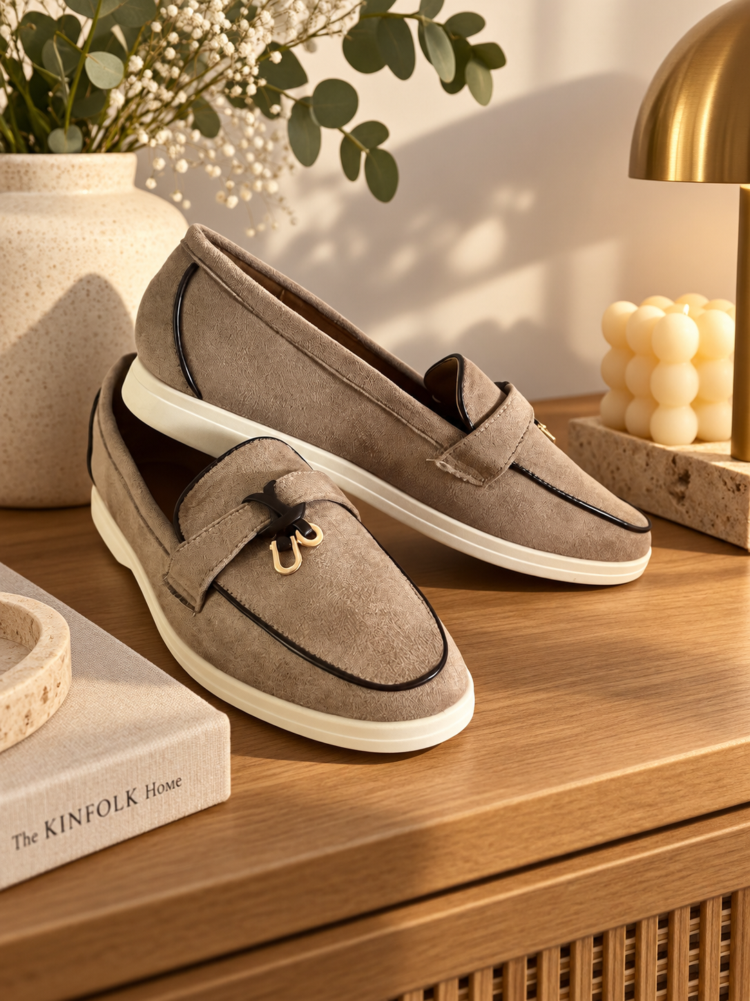 Mocassins beige