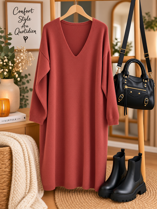 Robe terracotta