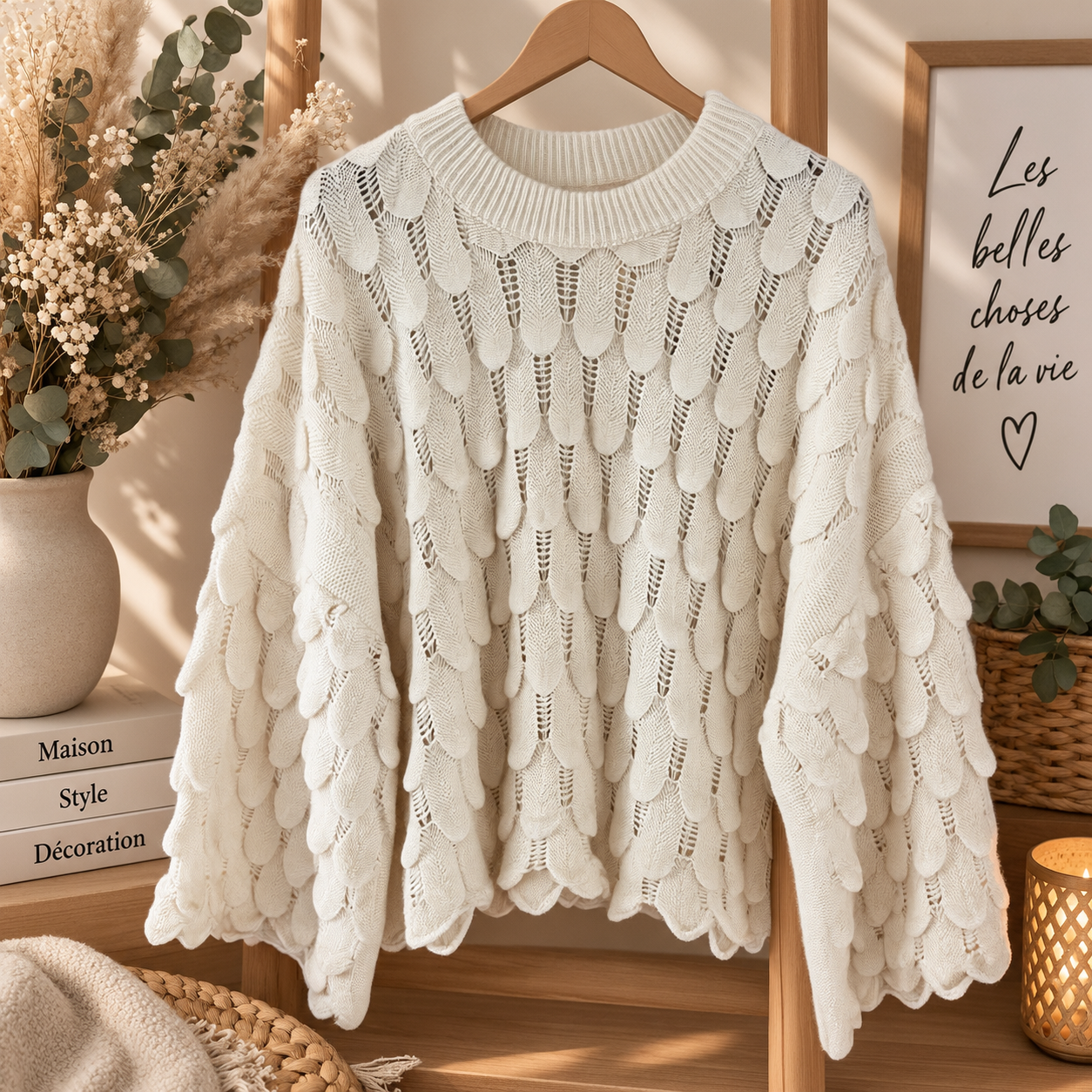 Pull écru