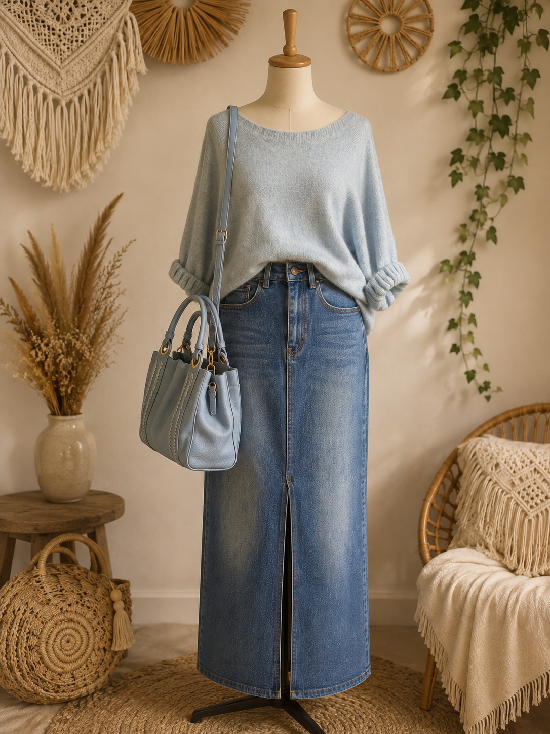 Jupe jeans