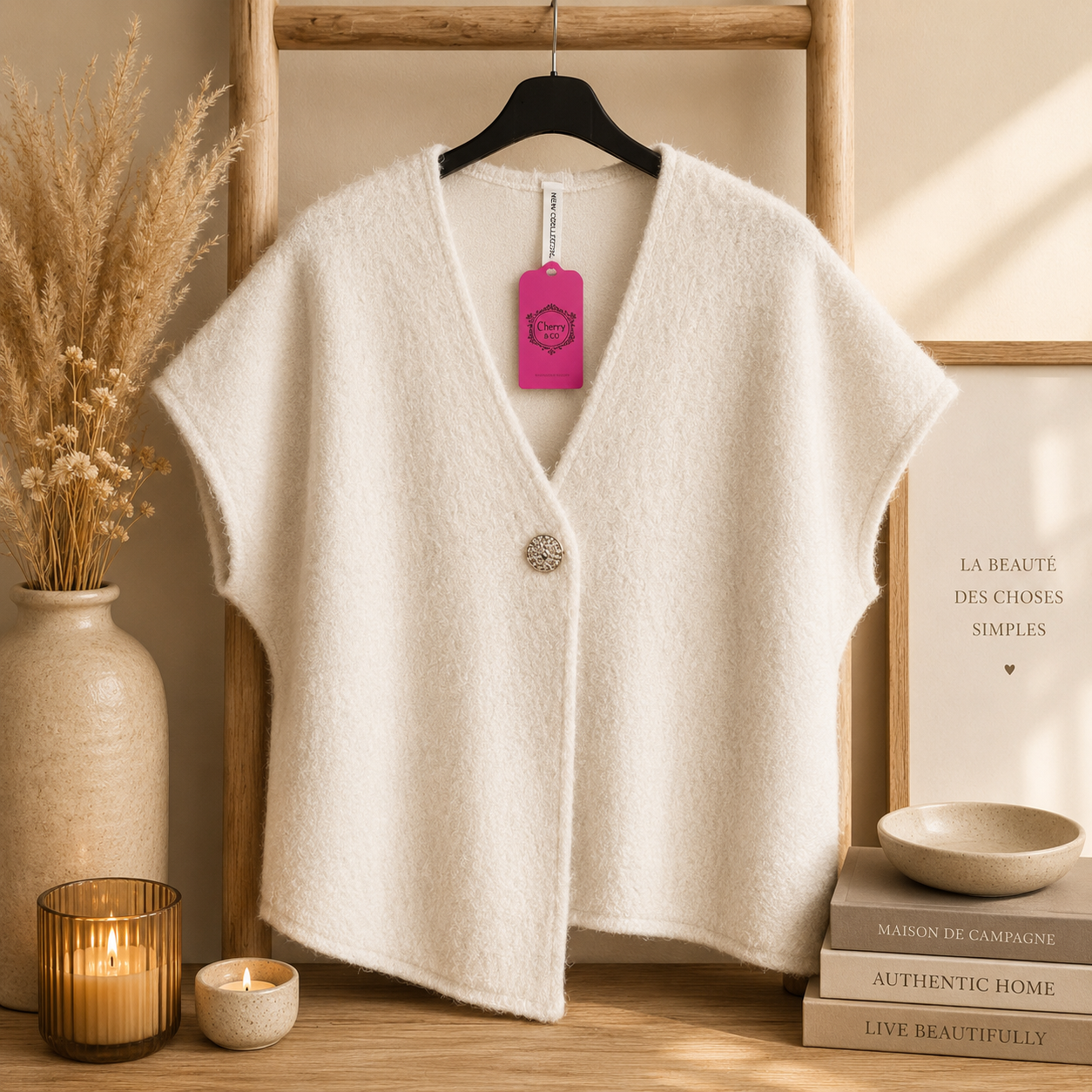 Cardigan sans manche