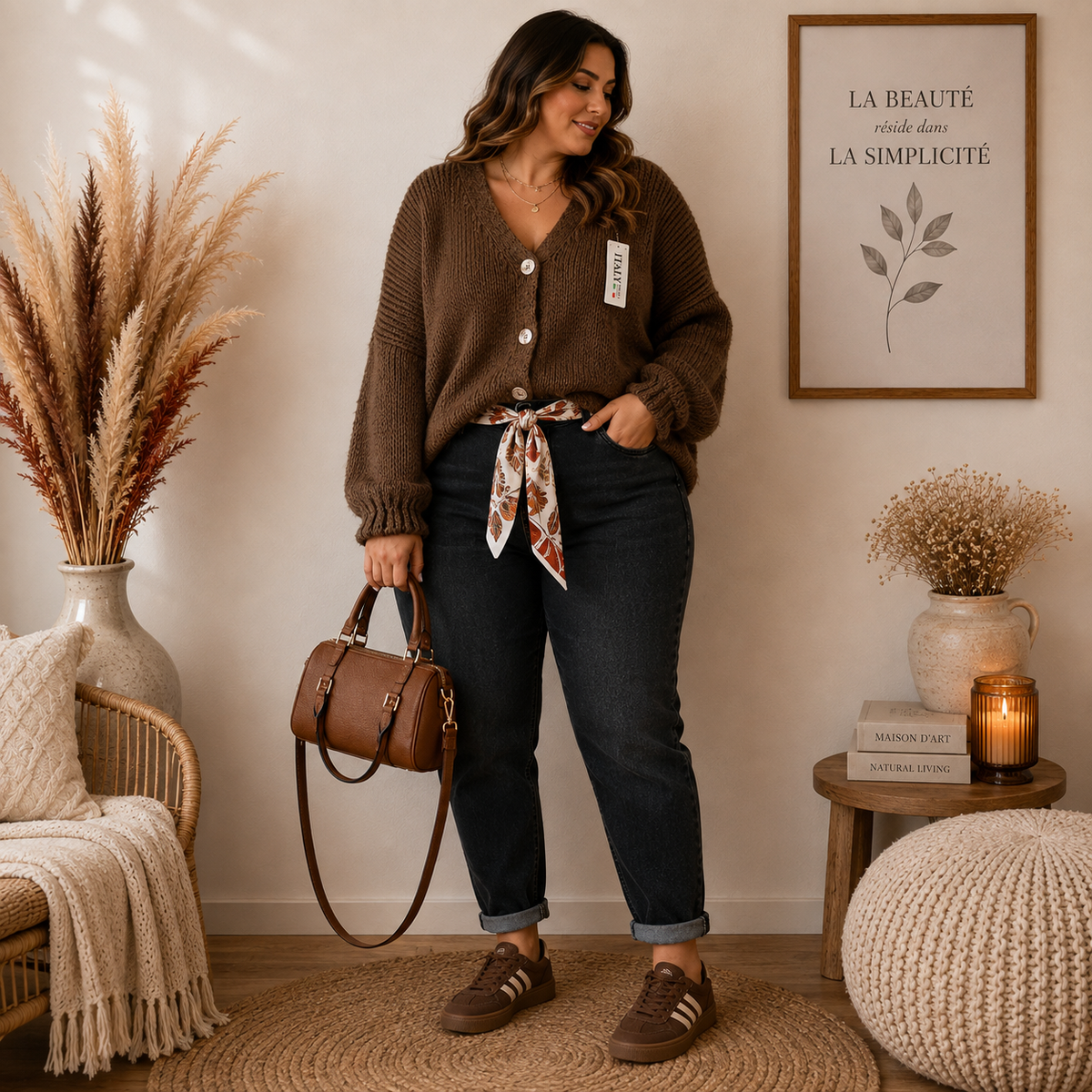 Gilet marron