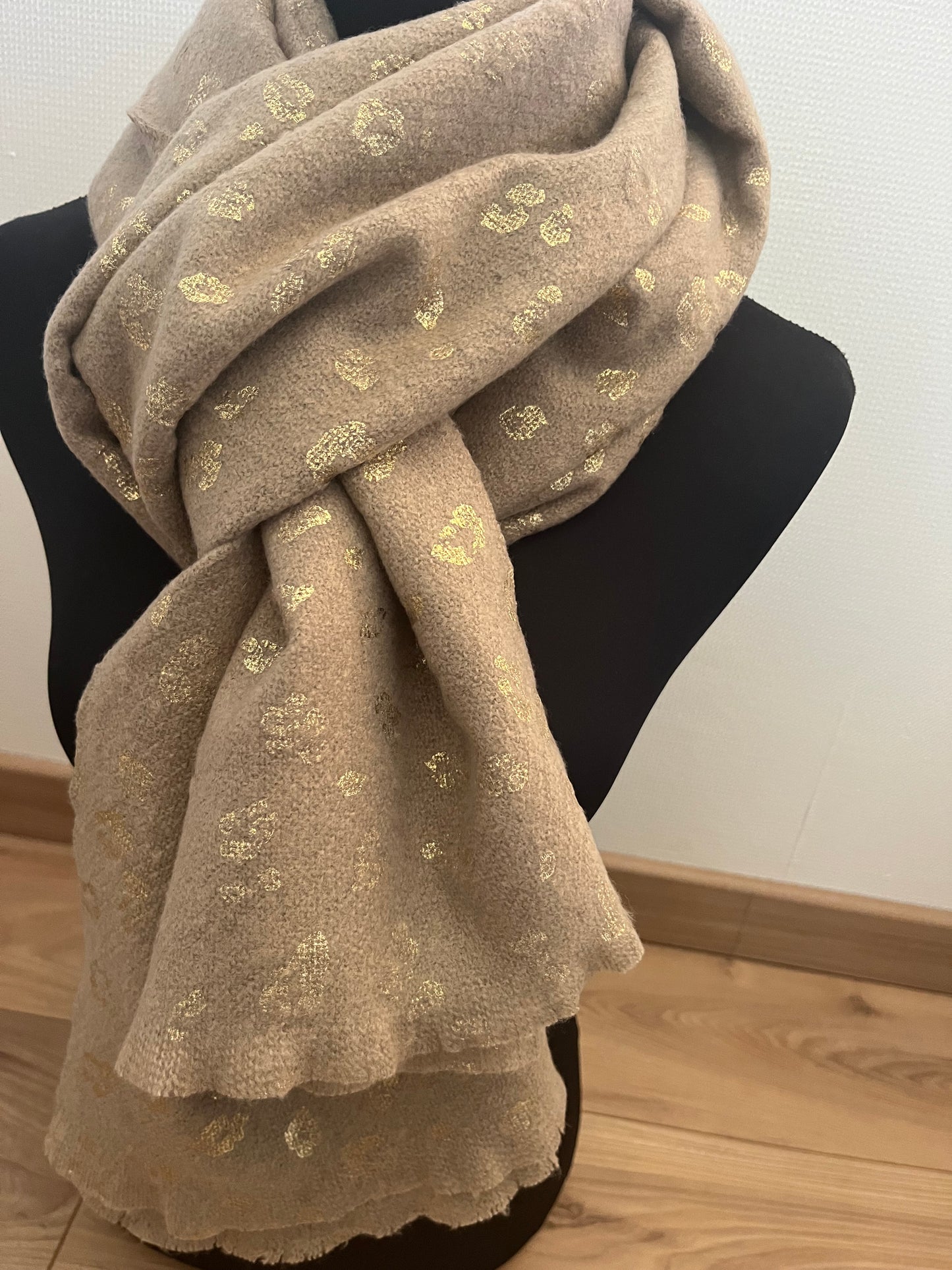 Echarpe beige