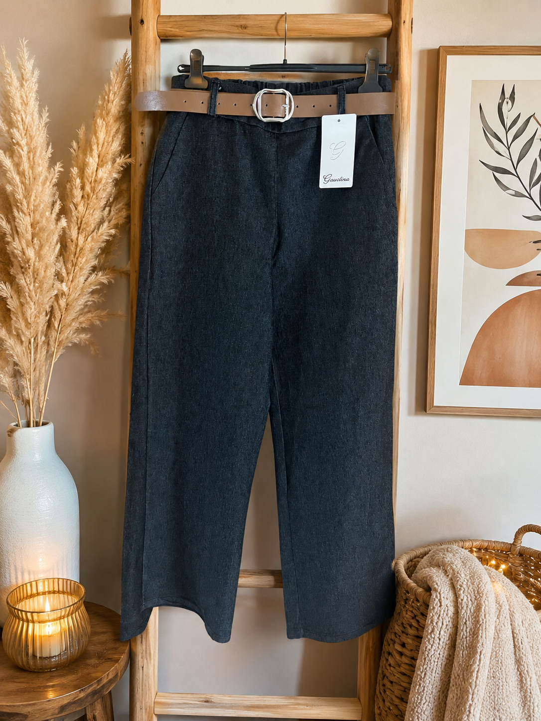 Jeans large noire