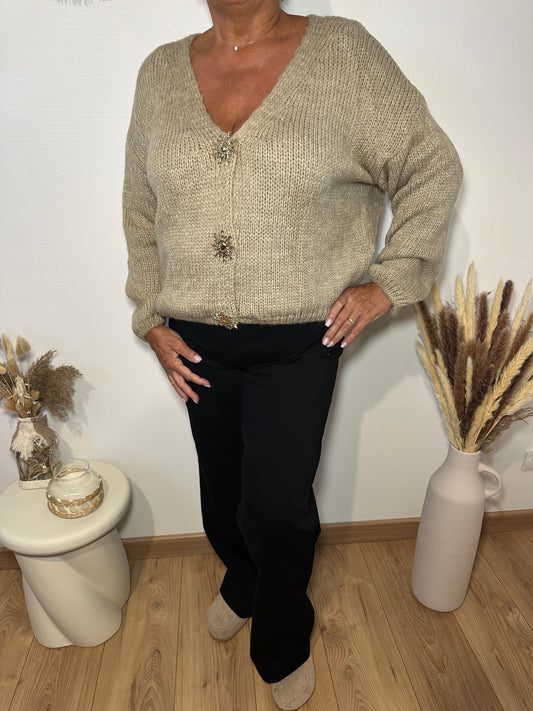 Gilet soleil beige