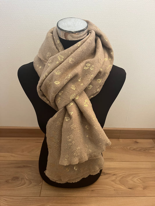 Echarpe beige