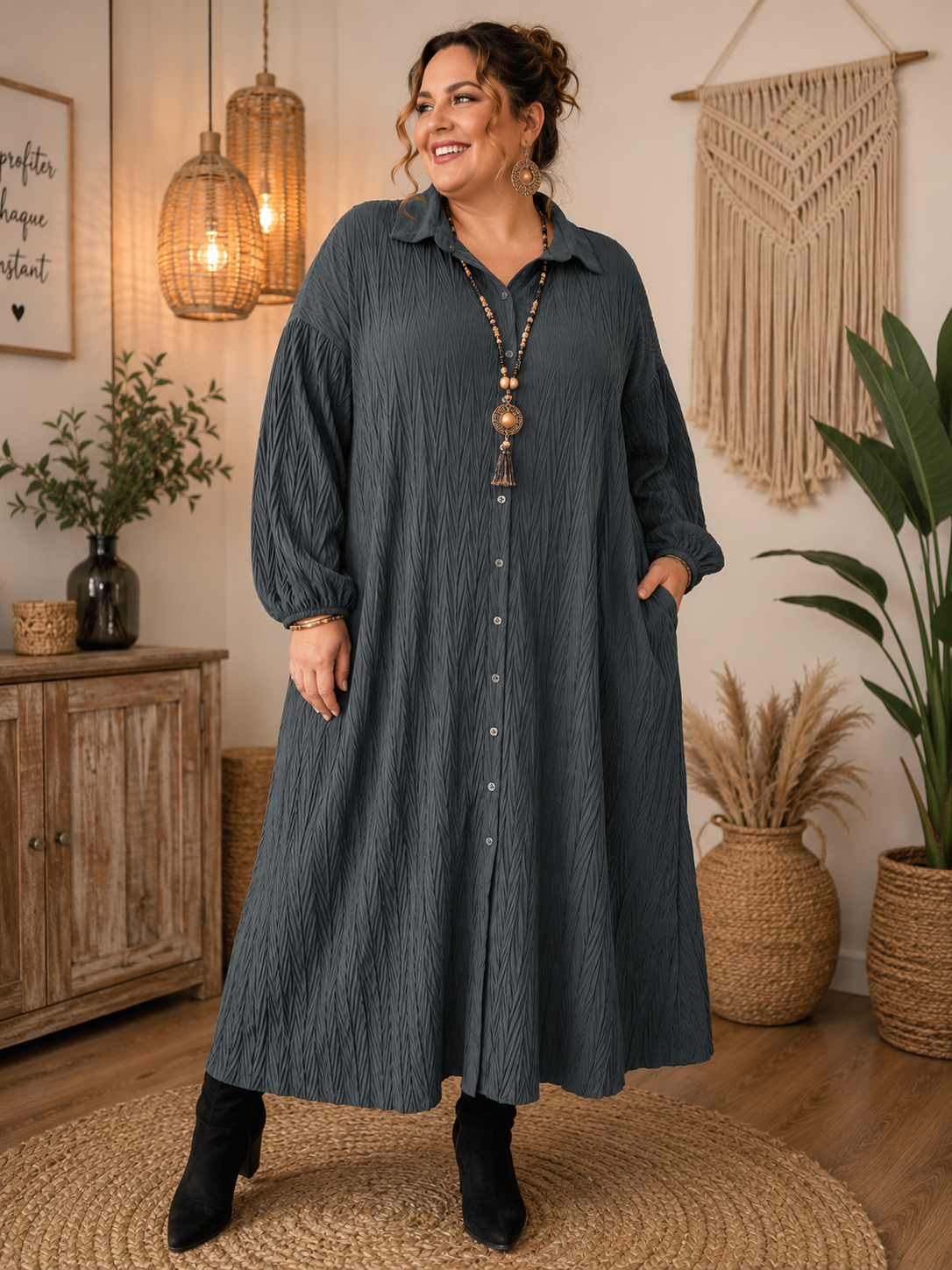 Robe kaki