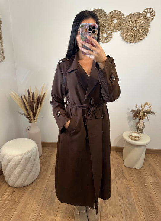 Trench chocolat
