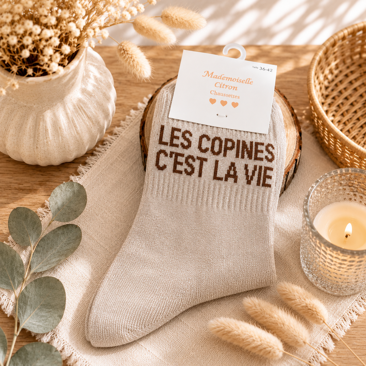 Paire chaussettes