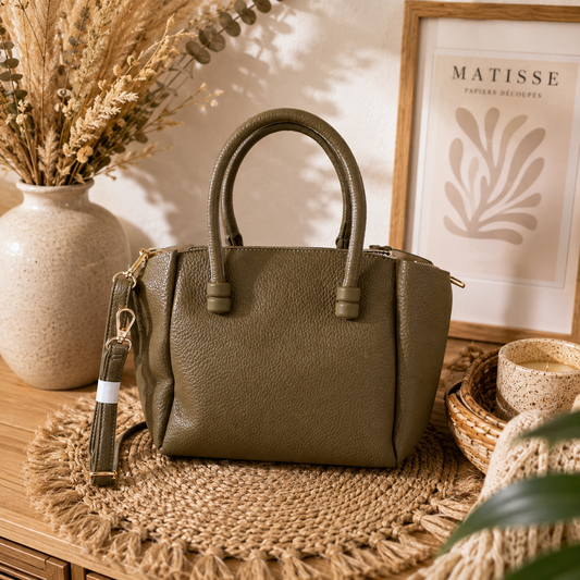 Sac à main kaki