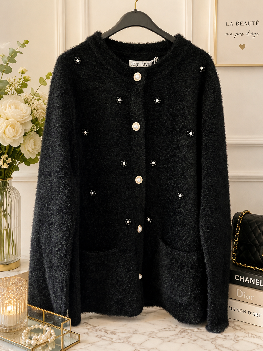 Gilet élégant noir