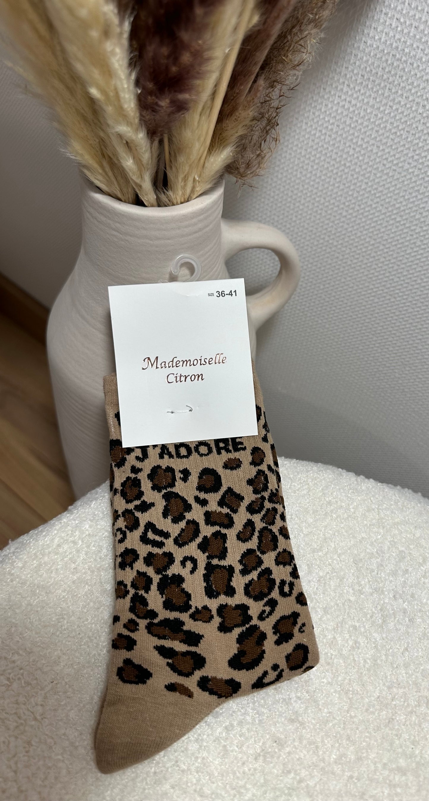 Chaussette léopard