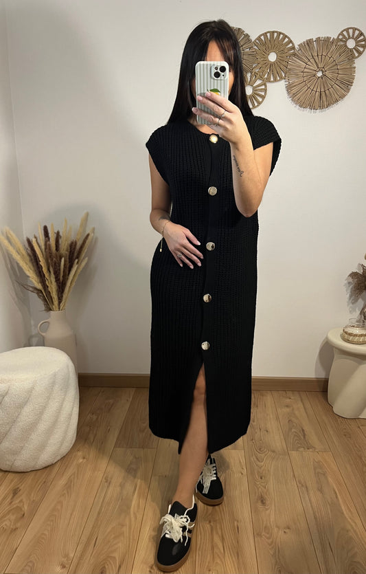 Robe longue noire
