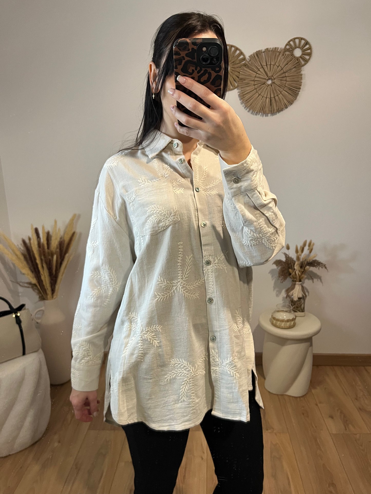 Chemise palmiers