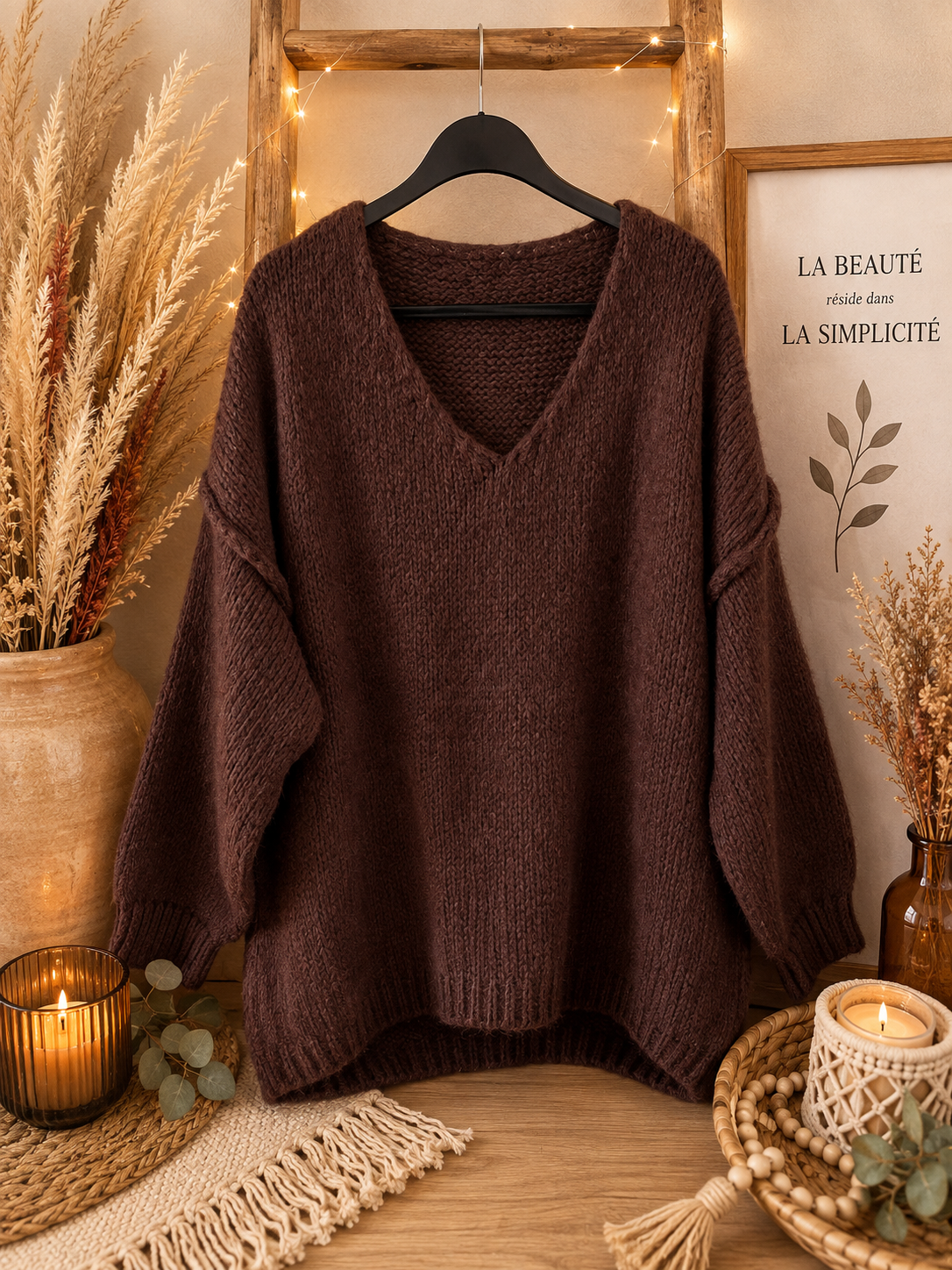 Pull marron