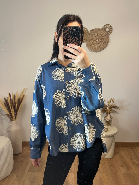 Chemise fleurs