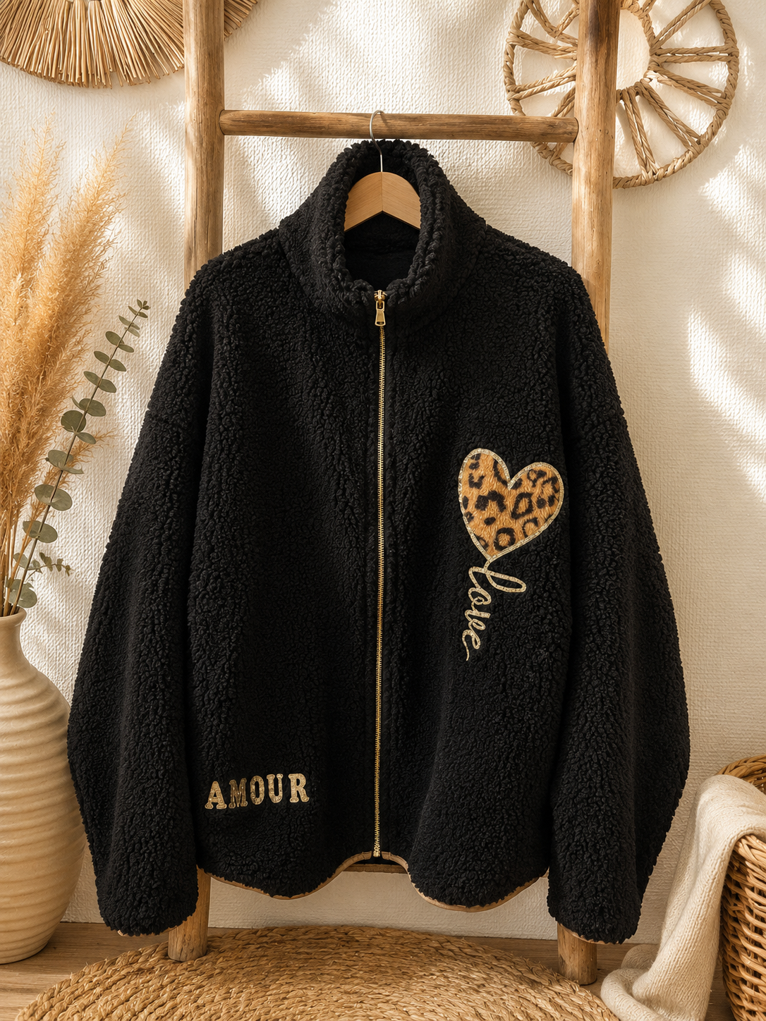 Veste polaire noire