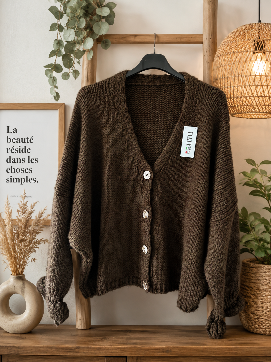 Gilet marron