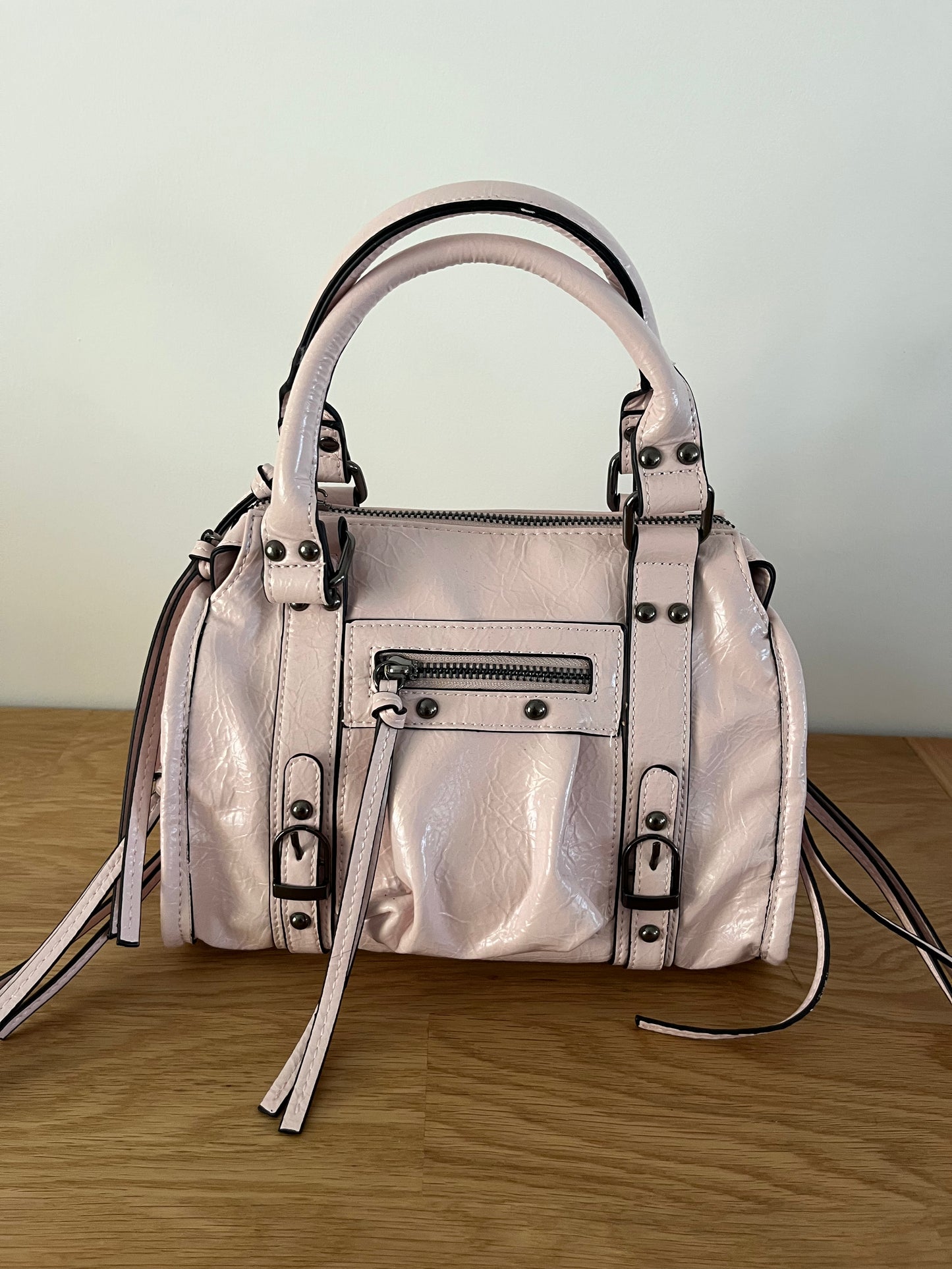 Sac à main rose pastel