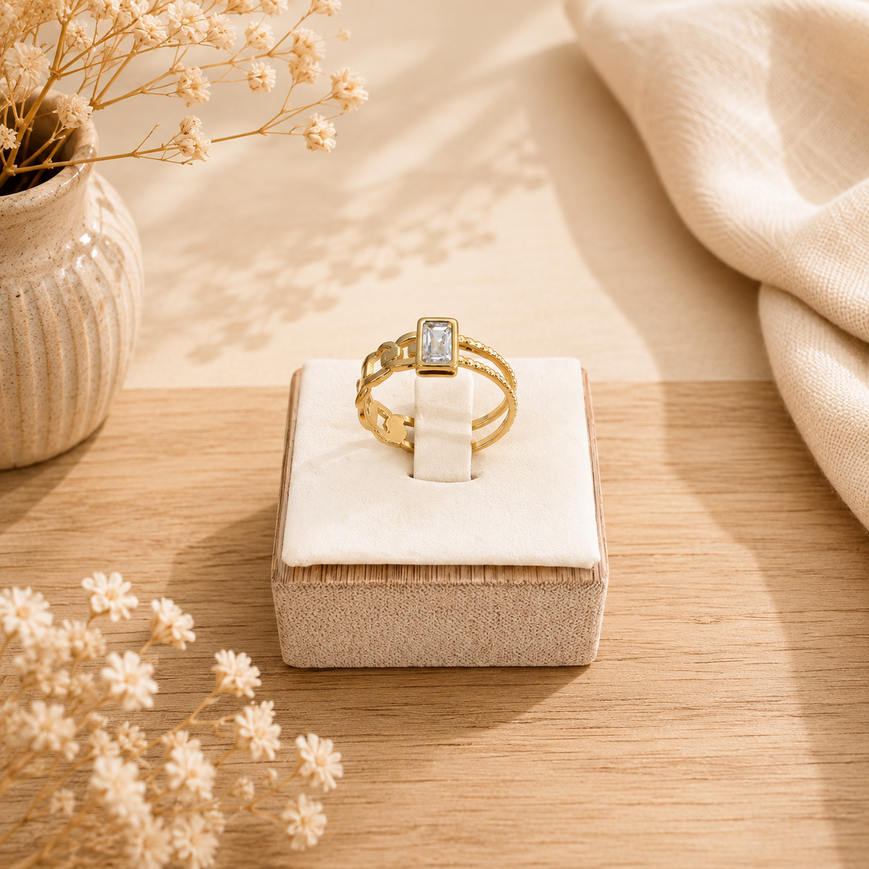 Bague doré