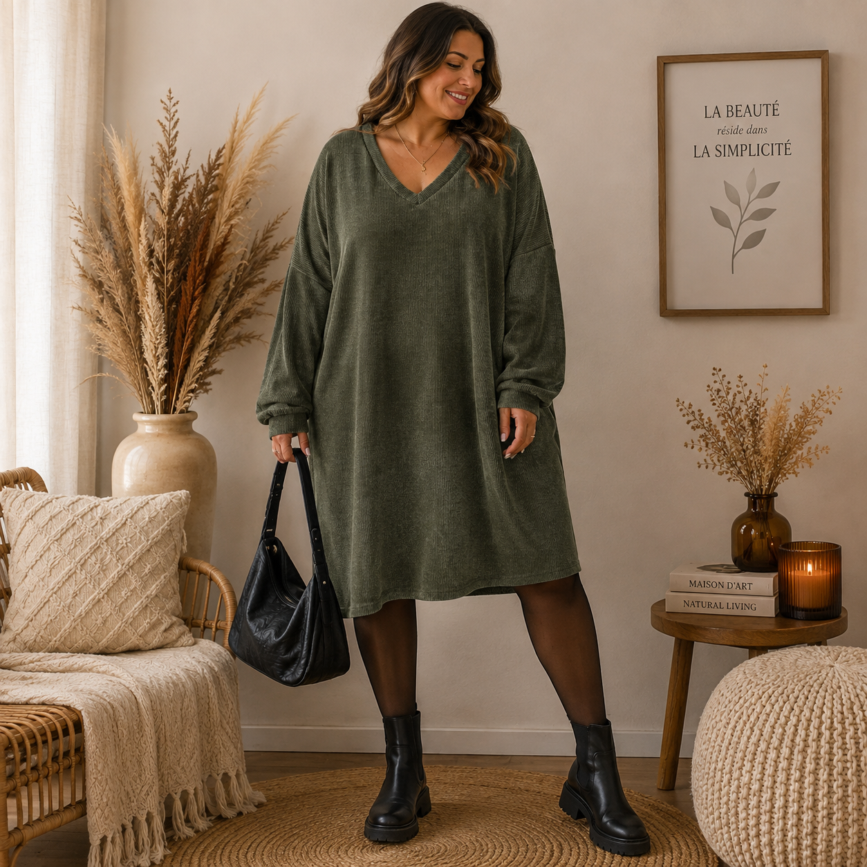 Robe kaki