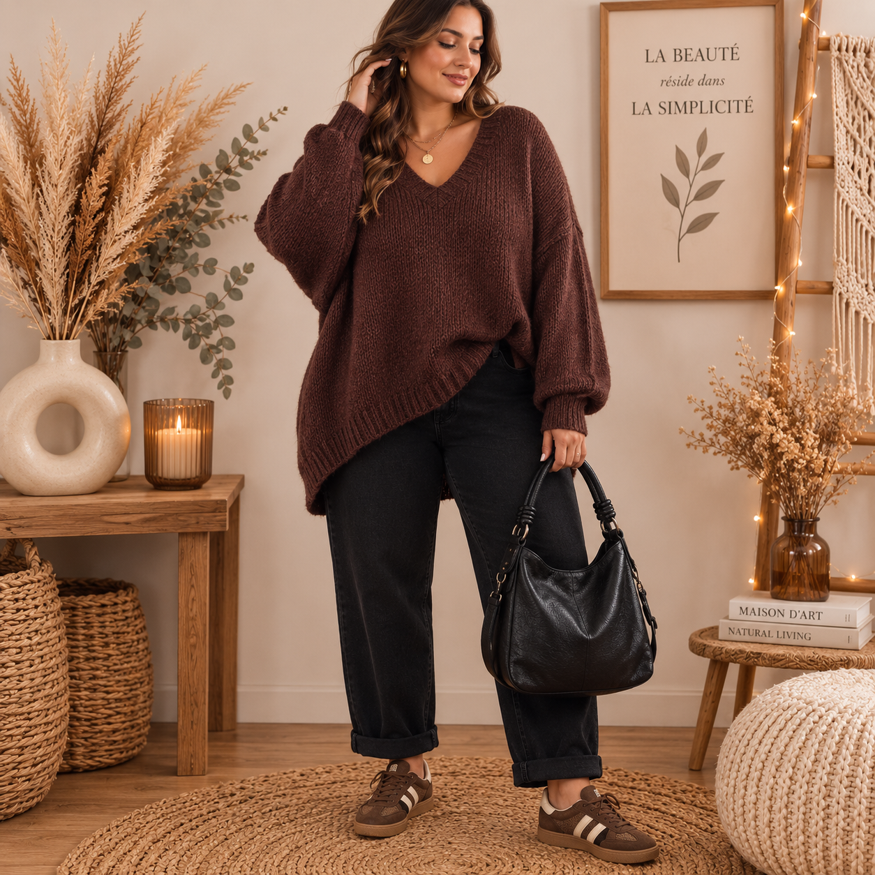 Pull marron