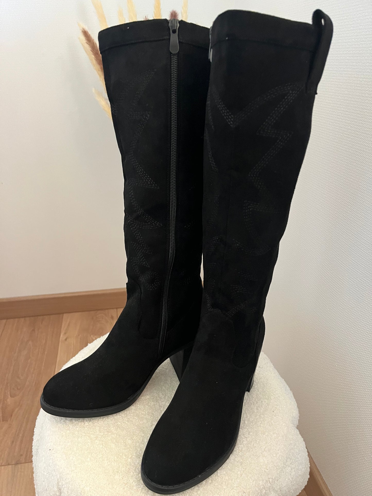 Botte haute noir