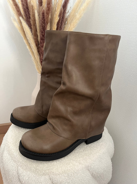 Botte taupe