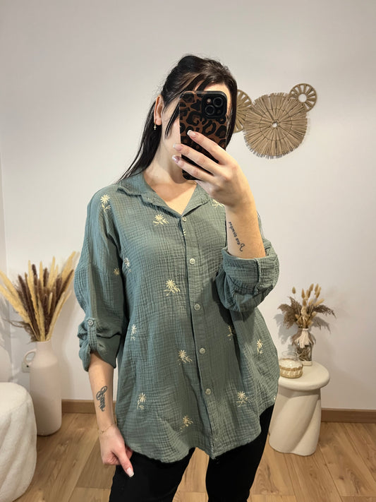 Chemise kaki