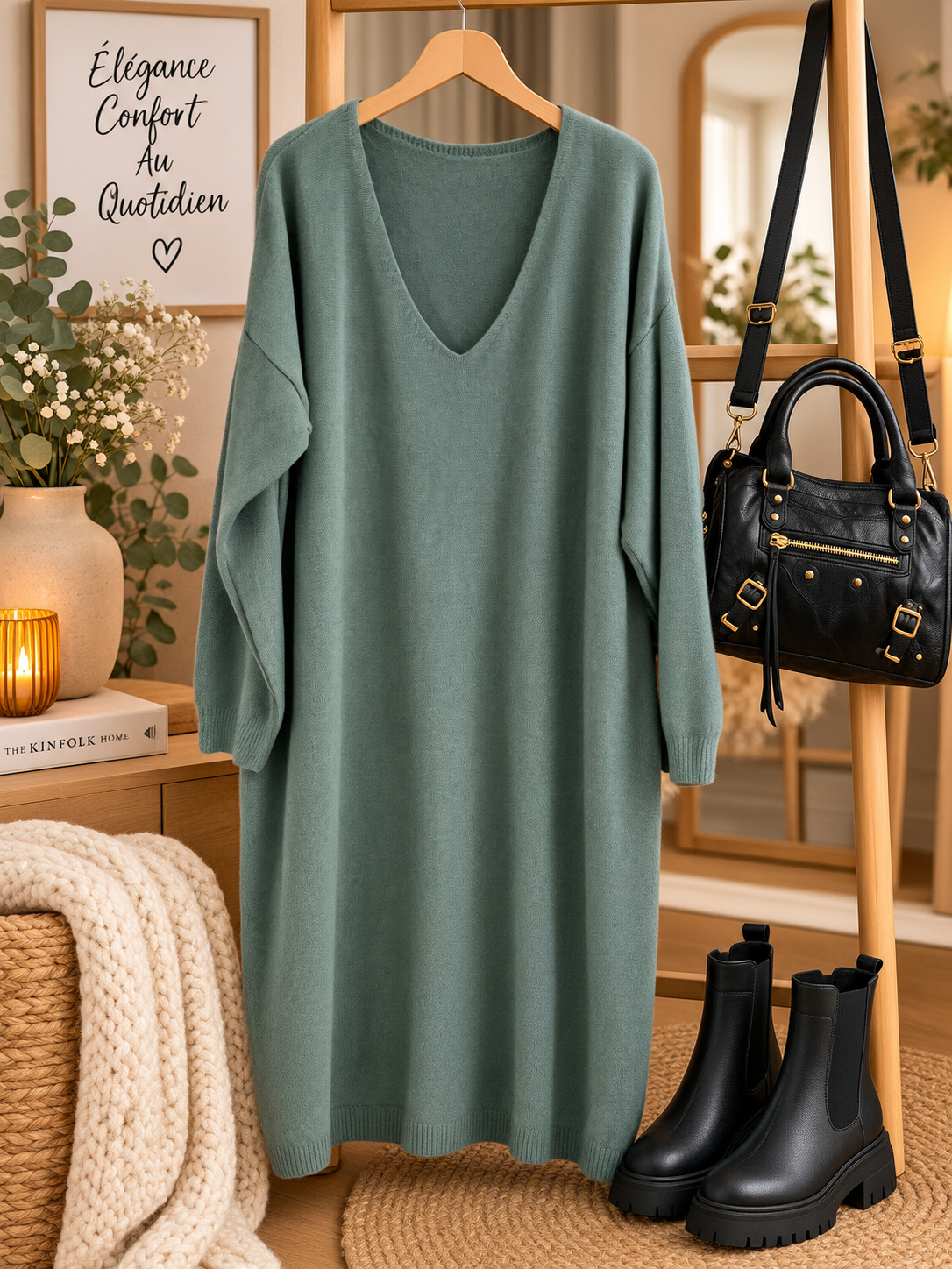 Robe kaki