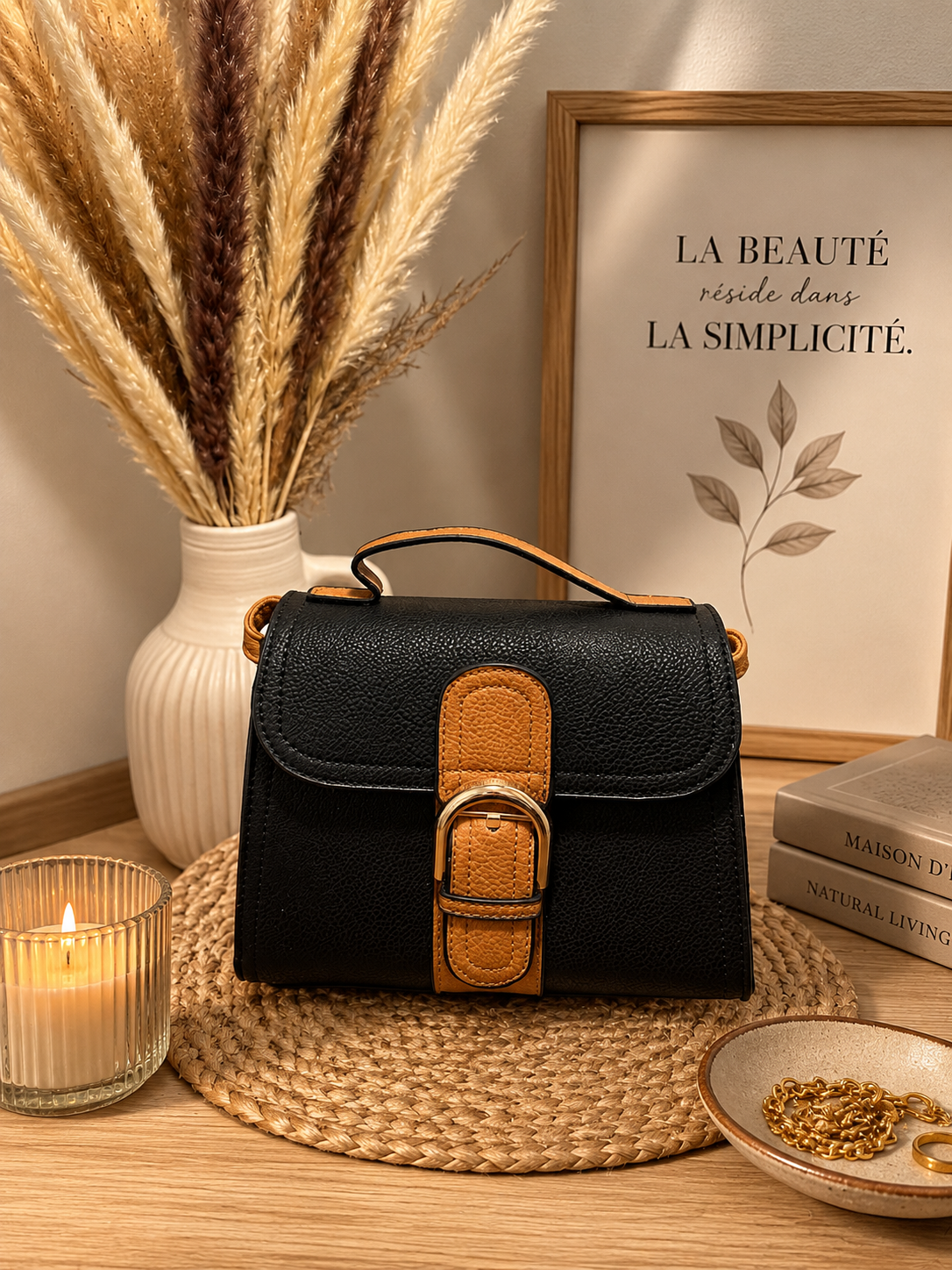 Sac à main boucle