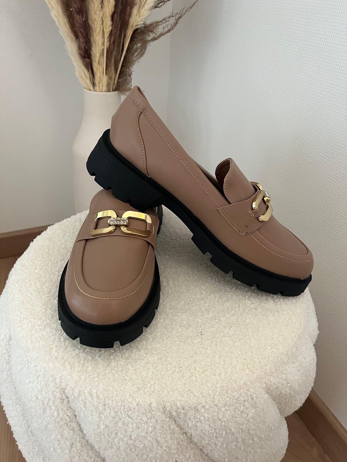 Mocassins taupe