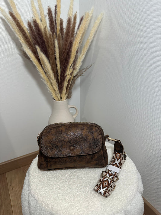 Sac banane marbré
