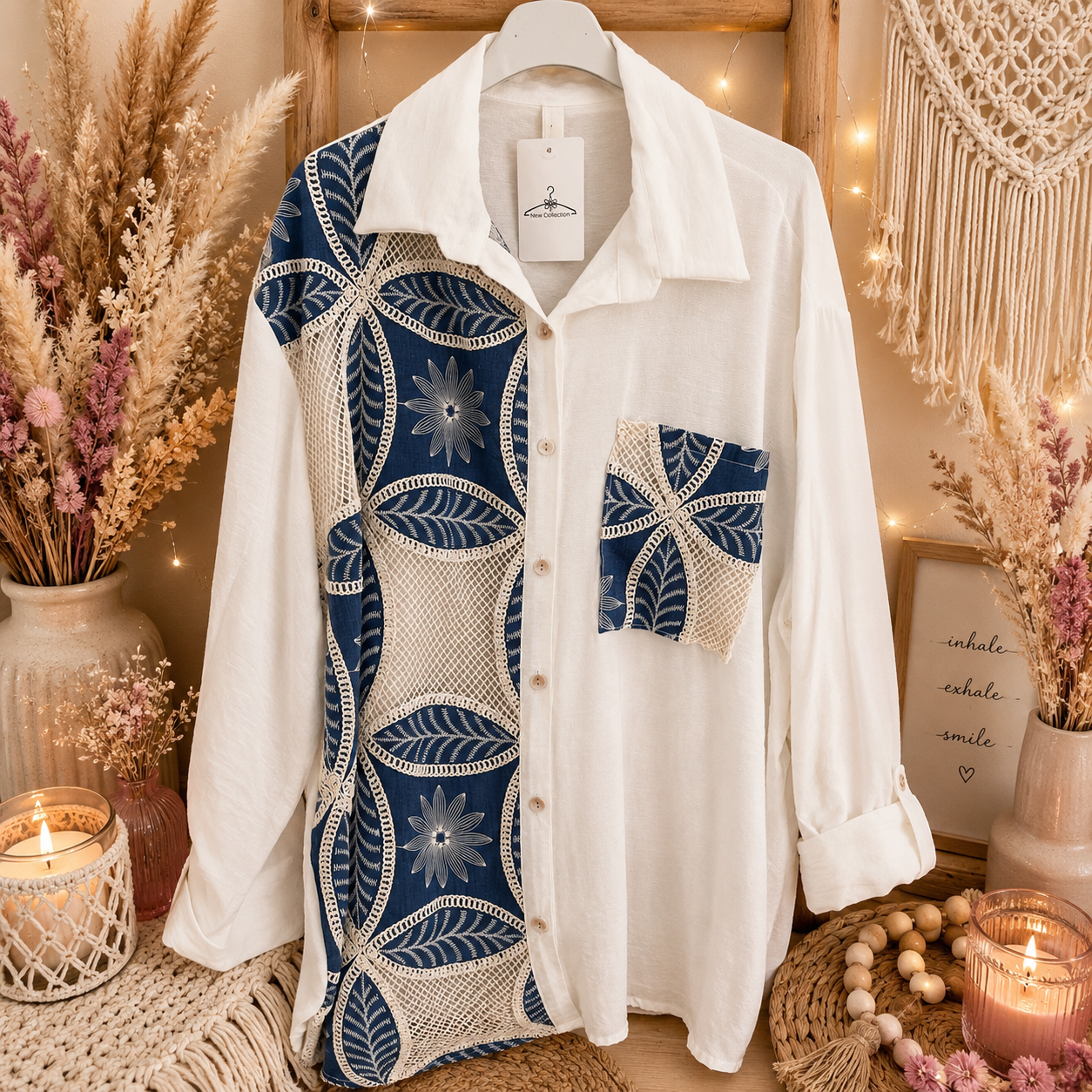 Chemise brodé