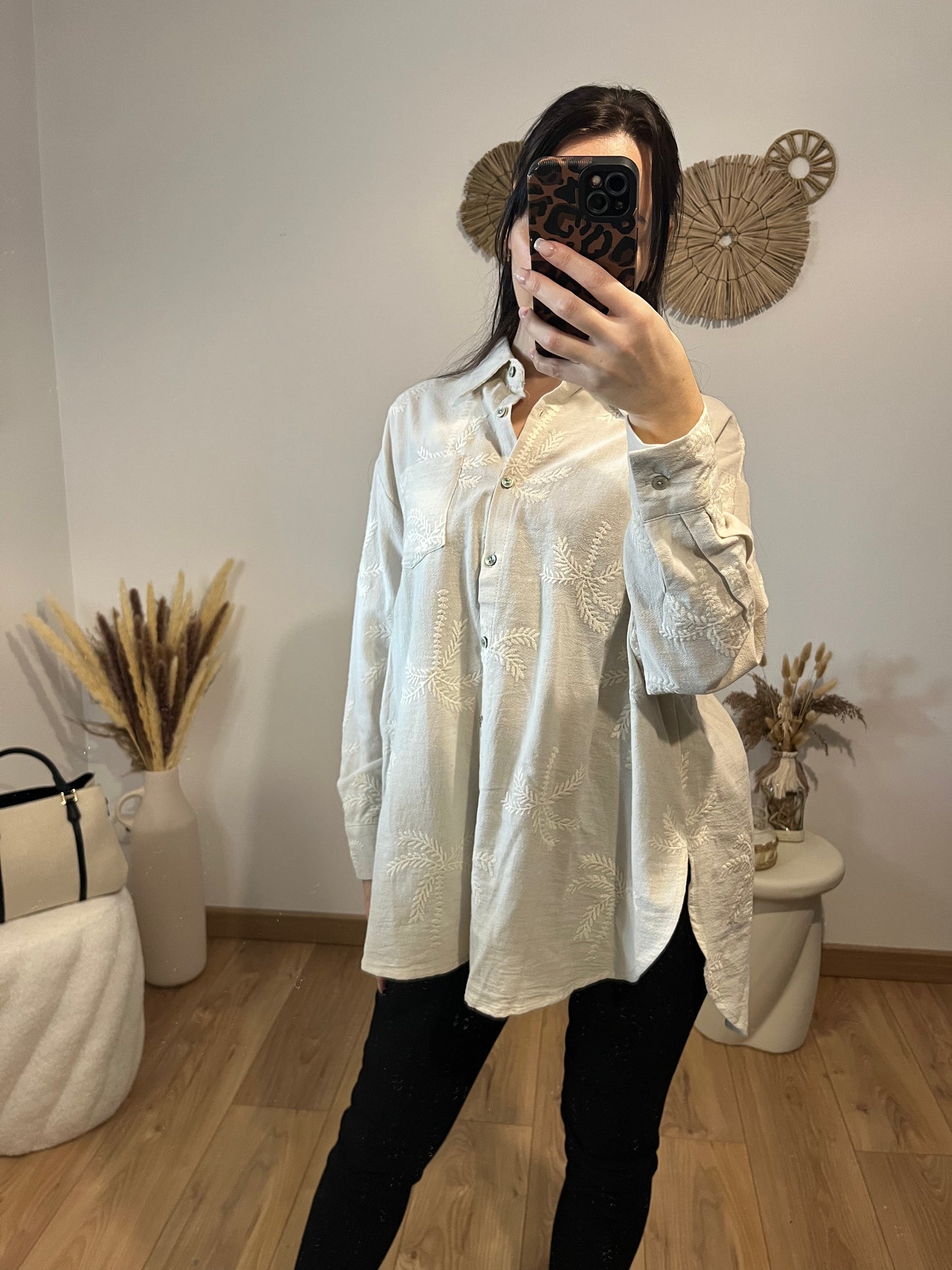 Chemise palmiers